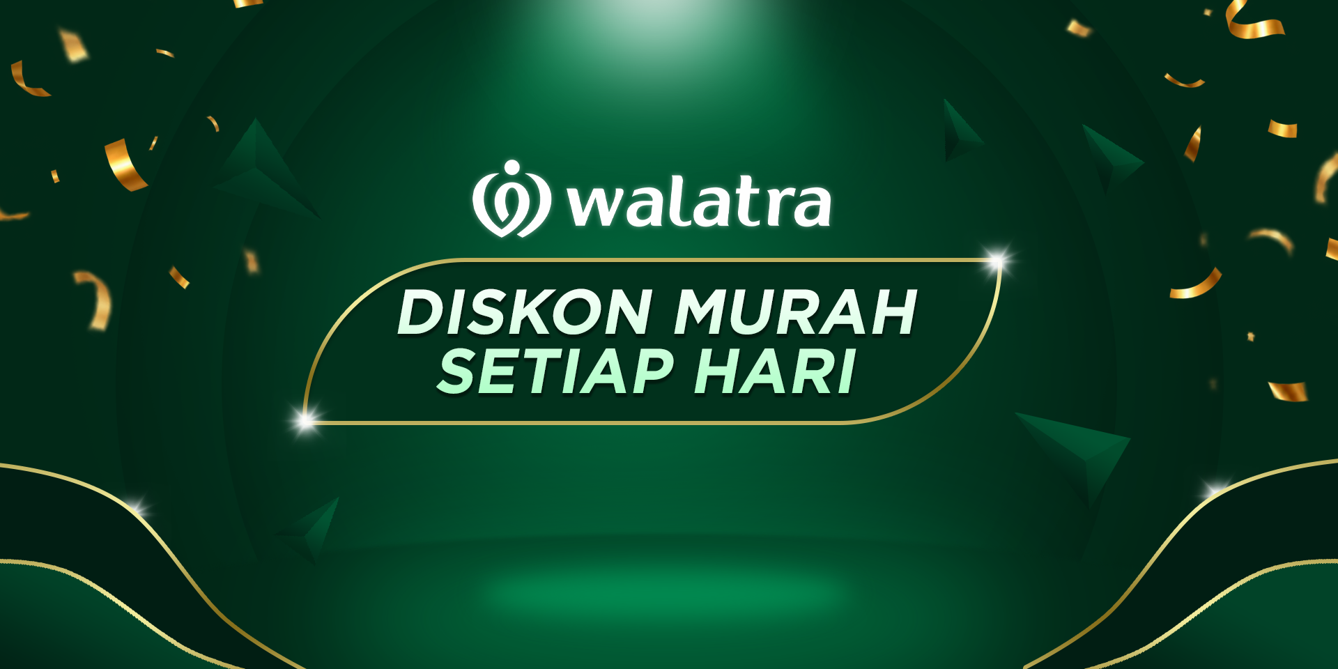 Banner promo belanja produk herbal Walatra
